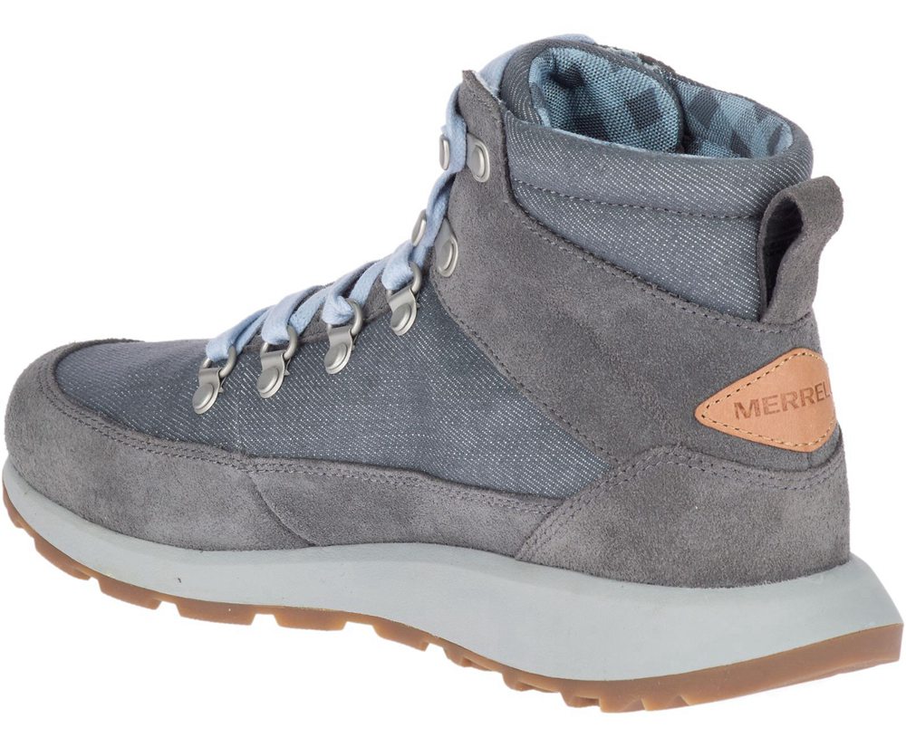 Merrell Boots Grey - Ashford Classic Chukka - Womens 31NHEBYTS
